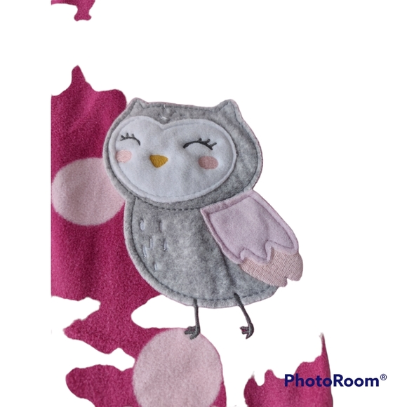 3/$28 Carter Girl Owl 🦉 Footie Pajama - Picture 3 of 4